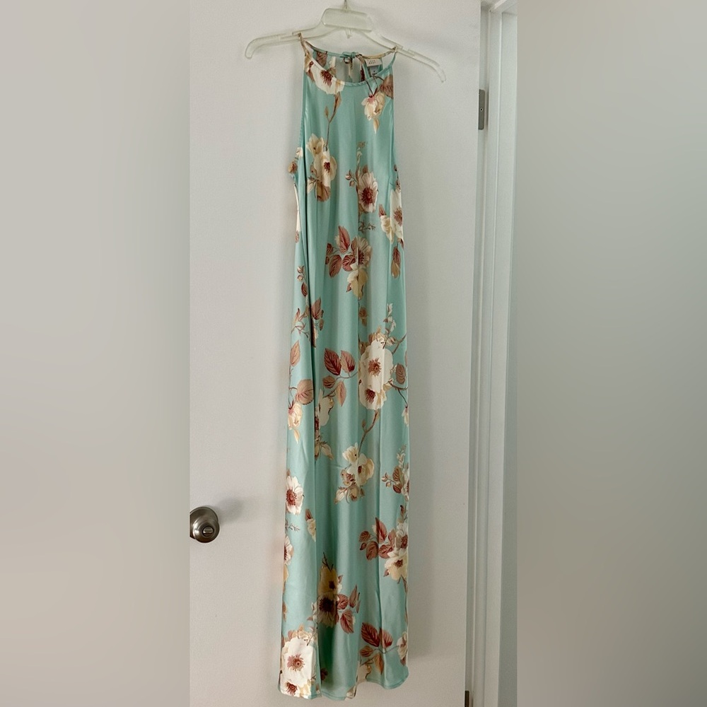 a new day Mint Green Floral Dress